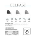 Крісло інтер'єрне зі столиком Soft Lounge Belfast 012